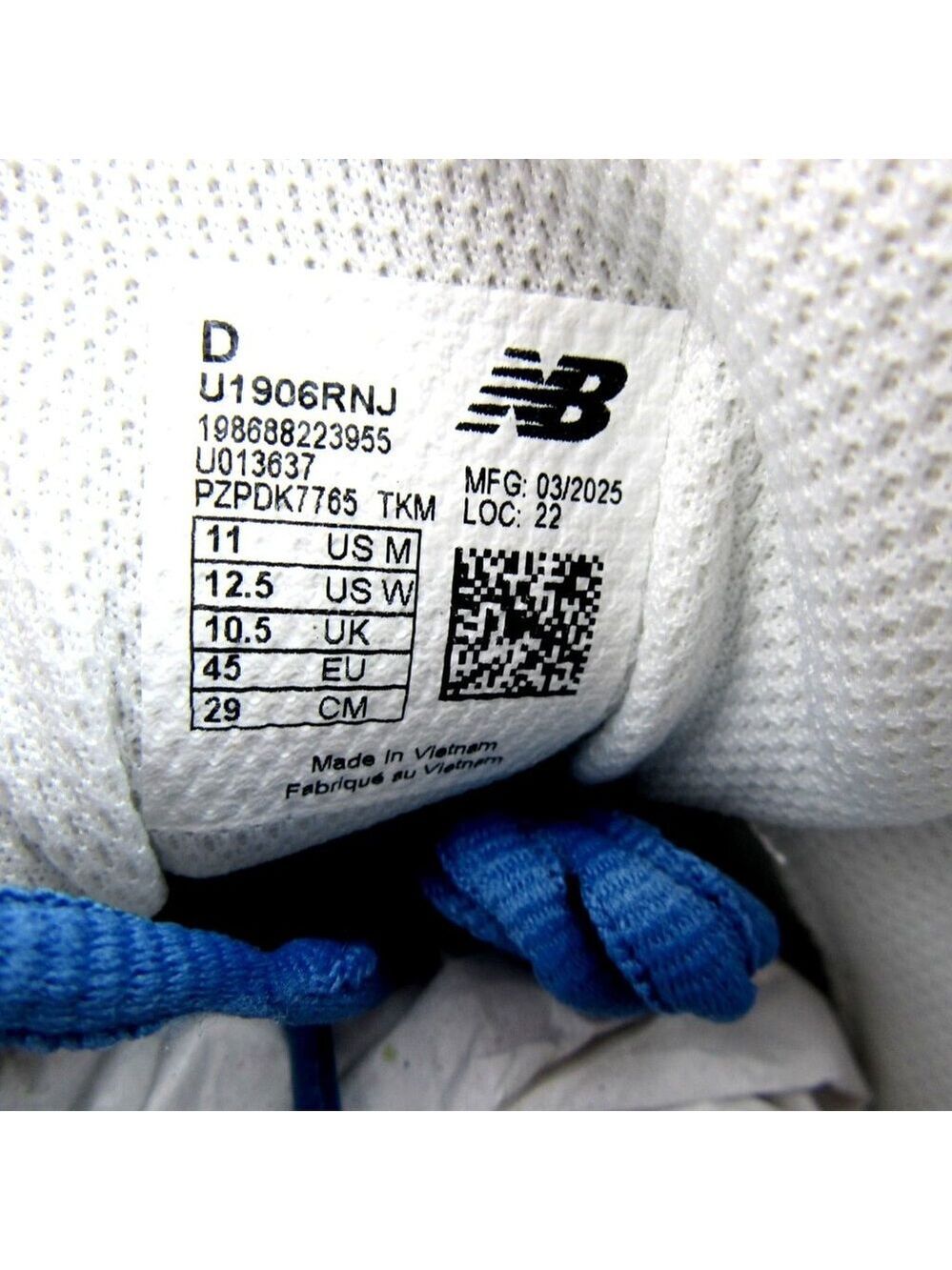 New Balance 1906R Shoes Mens Size 11 Blue Silver NEW U1906RNJ - Picture 12 of 15